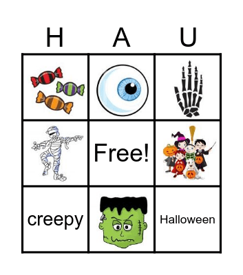 MDIS HORROR NIGHT! Bingo Card