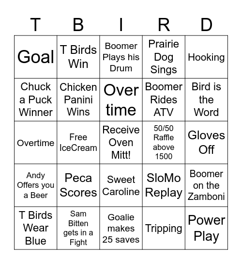 Mayflower Marathon Bingo Card