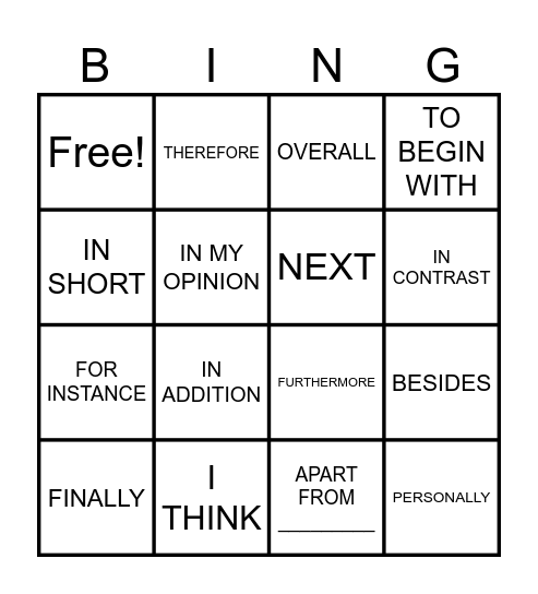 COHESIVE DEVICES BINGO Card