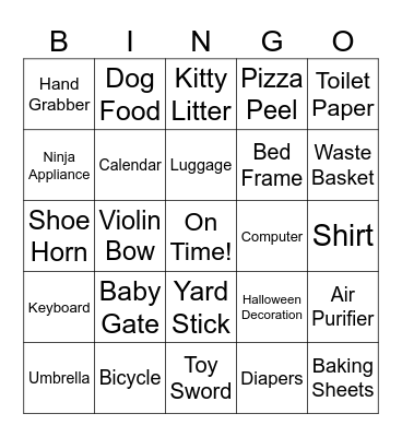 DET1 Bingo Card