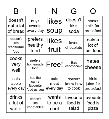 Find Someone Who... Bingo Card