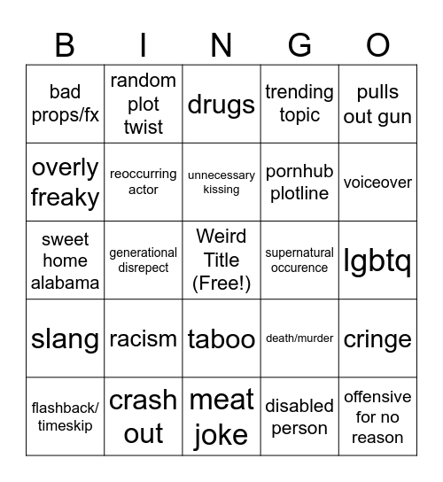 Tomorrow's Teachings Bingo Card