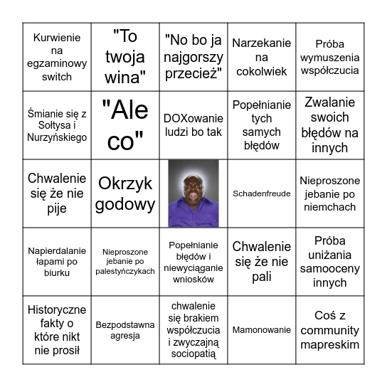 Luka bingo Card