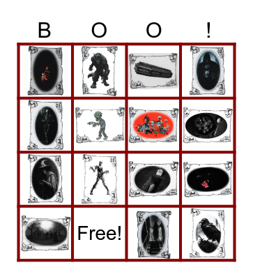 Halloween Bingo Card