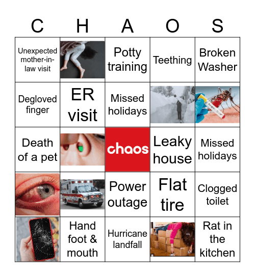 Military Spouse Bingo Card