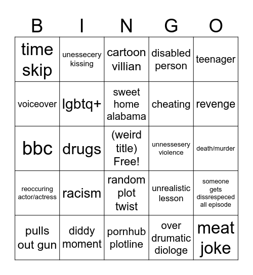 tomorrows teaching bingo Card
