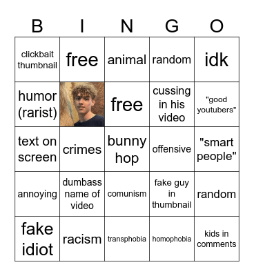 dj bingo Card