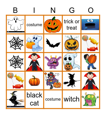 Halloween Bingo Card