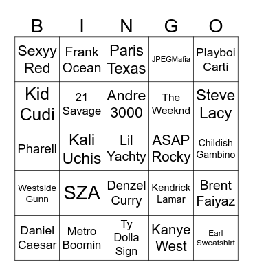 CHROMAKOPIA Bingo Card