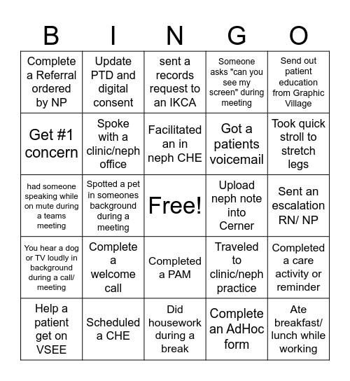 CC Bingo Cards Bingo Card