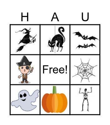 Haunted BINGO Card