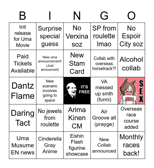 Pakalive! (20241028) Bingo Card