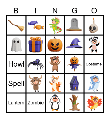 HALLOWEEN Bingo Card