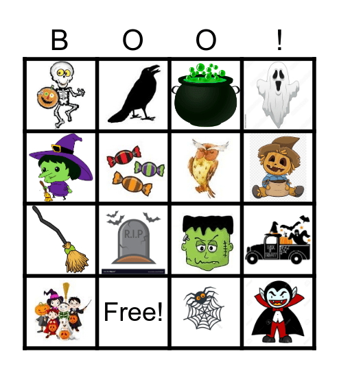 Hallowingo Bingo Card