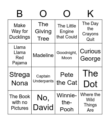 Book Bingo Card