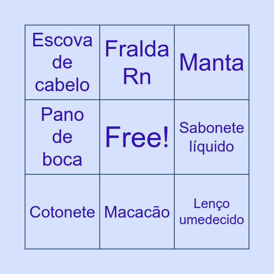 Chá do Gregory Bingo Card