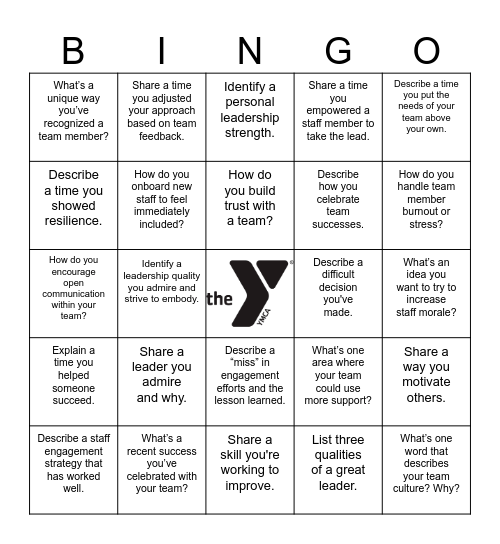 Peer Network - Operations Bingo Card