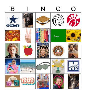 KAT'S BIRTHDAY BINGO Card