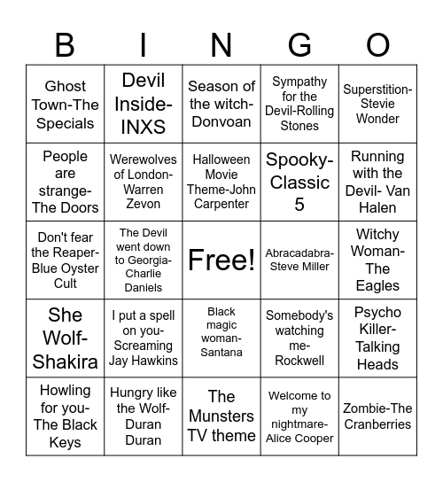 AA48 HALLOWEEN! (nv) Bingo Card