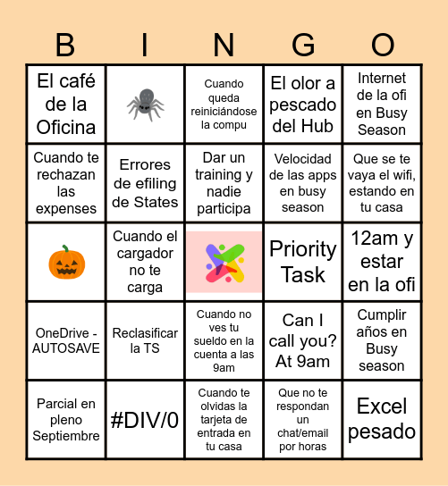 🦇🕷️SPOOKY FSO🎃👻 Bingo Card