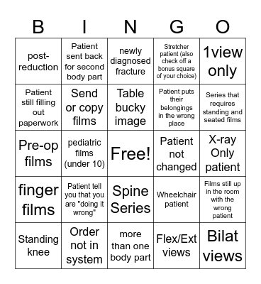 Tech Week Bingo Card