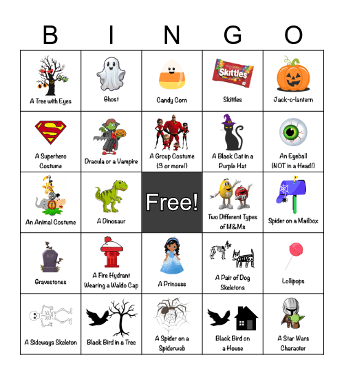 Belmont Scavenger Hunt! Bingo Card