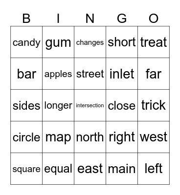 October 29 Bingo Card