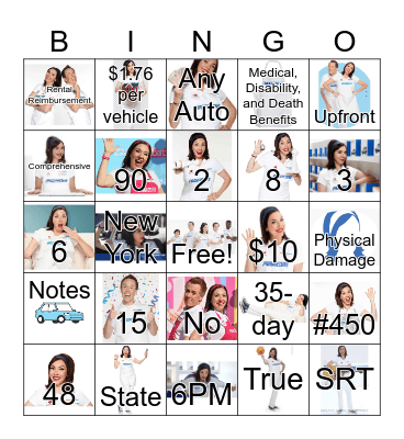 TEAM TRUETT BINGO Card