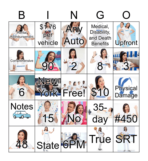 TEAM TRUETT BINGO Card
