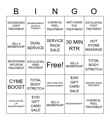 HOLIDAY BINGO Card