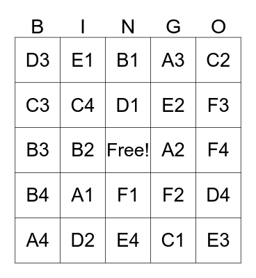 PNG CUSTOMER SERVICE APPRECIATION '16 Bingo Card