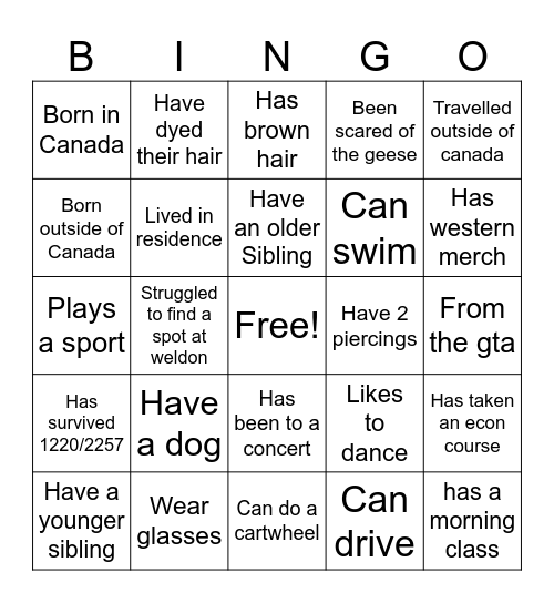 PBSN Bingo Card