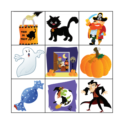 Halloween Bingo Card