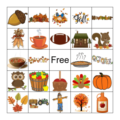 FALL BINGO Card