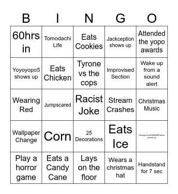 Specmas Bingo ²⁰²⁴ Bingo Card
