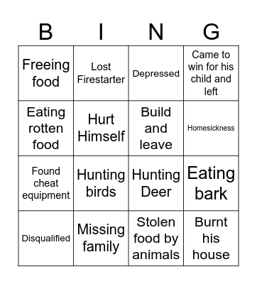 SpaceX Bingo card #1 Bingo Card