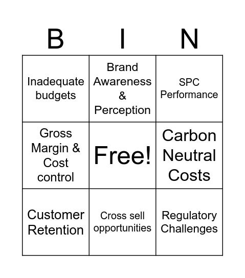 The Great Customer Chase: Catch Me If You Can! Bingo Card