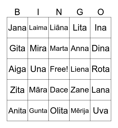 matematika Bingo Card