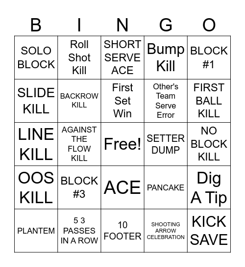 Plant Panther Bingo Card