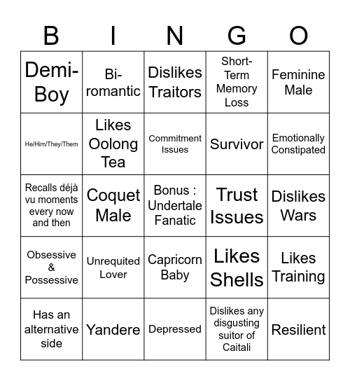 Dupatta Armequío Kinnie Bingo Card