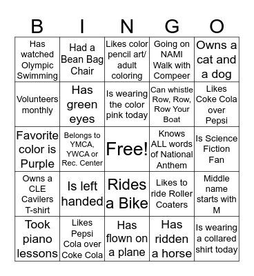 COMPEER BINGO Card