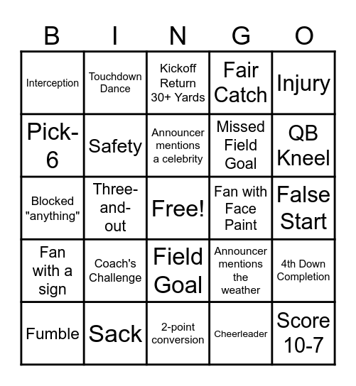 Bab's 80th Birthday Bingo Card