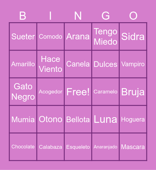 Skibidi Bingo Card