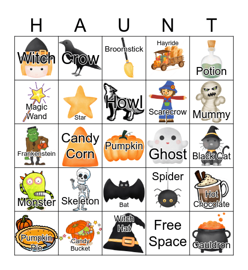 Halloween Bingo Card