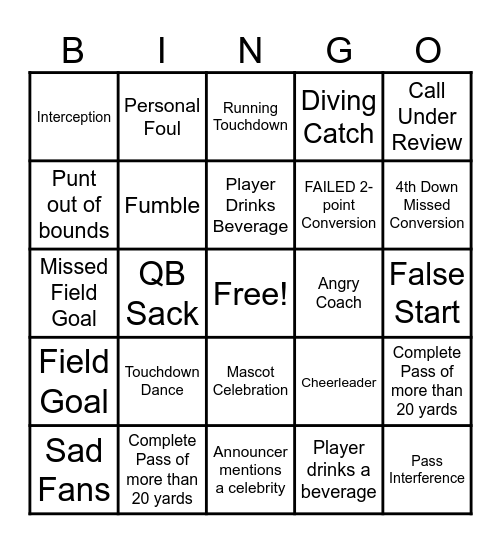 Bab's 80th Birthday Bingo Card