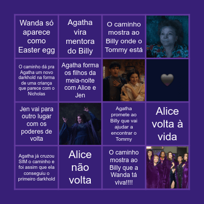 Agatha All Along (FINALE) Bingo Card