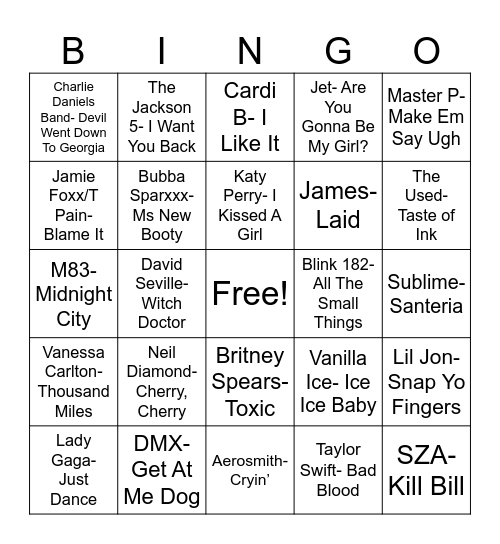 Radio Bingo 3 Lines Bingo Card