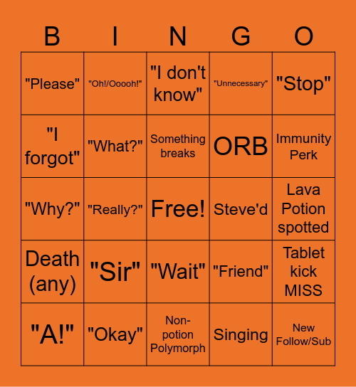 BINGO BUESDAY 2 Bingo Card