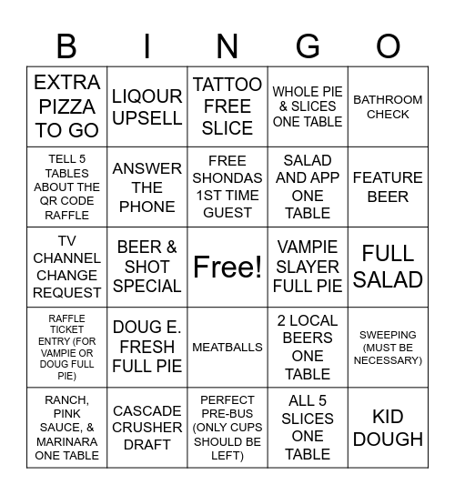 EMPIRE BIRTHDAY WEEK - TUESDAY (SERVER EDITION) Bingo Card