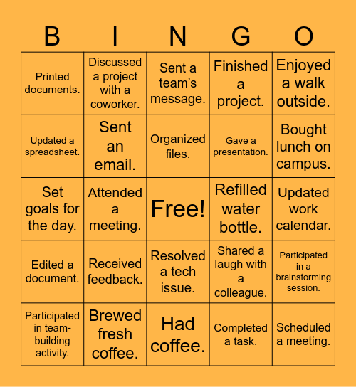 MKT Halloween Bingo Card